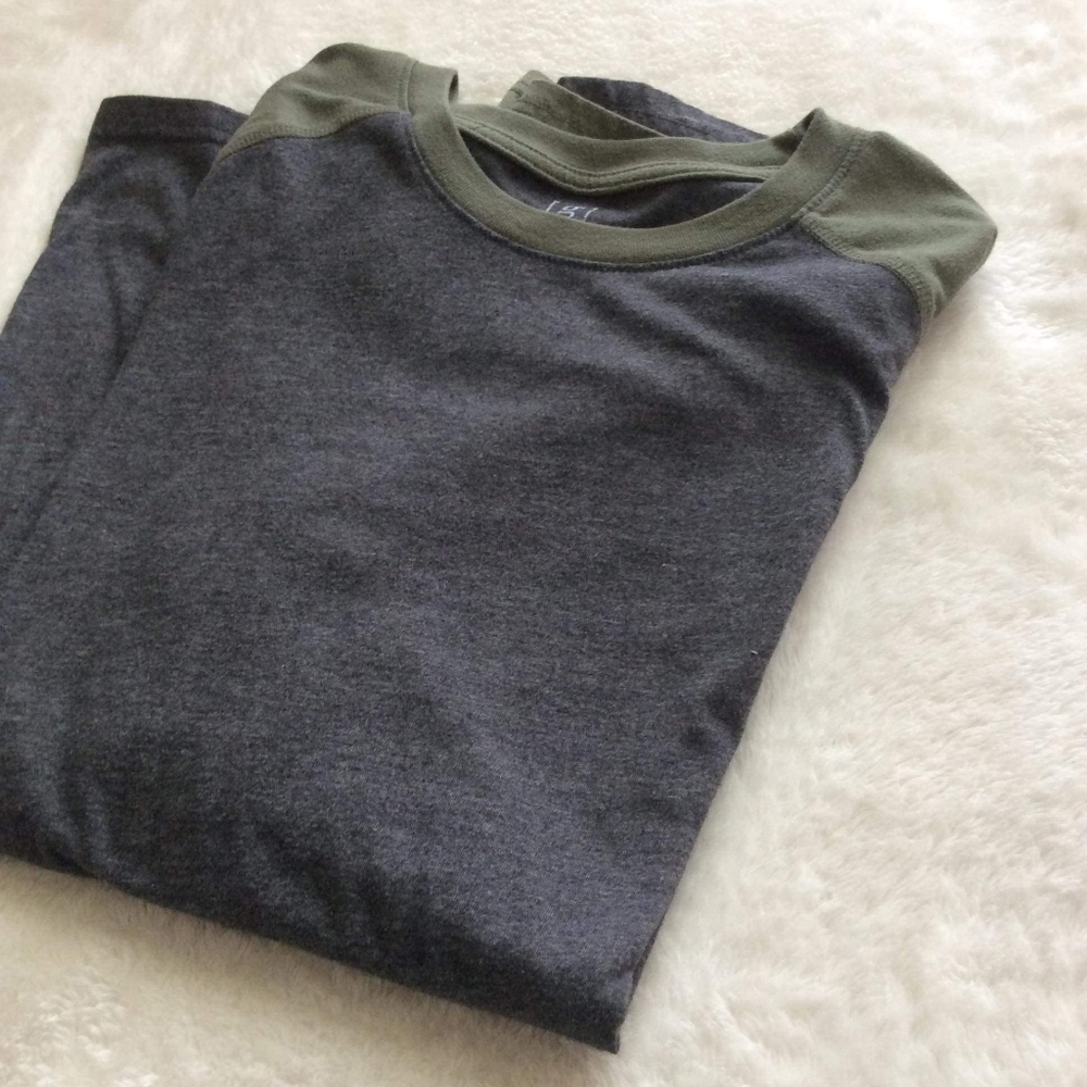 George Men's Jersey Gray/Army Green Large (42-44)